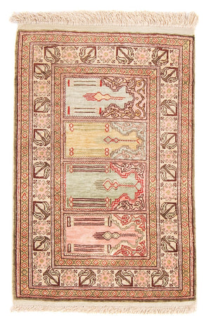 Orientteppich - Hereke - 61 x 41 cm - mehrfarbig