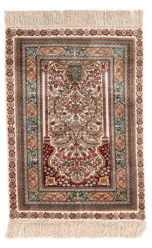 Orientteppich - Hereke - 91 x 62 cm - mehrfarbig