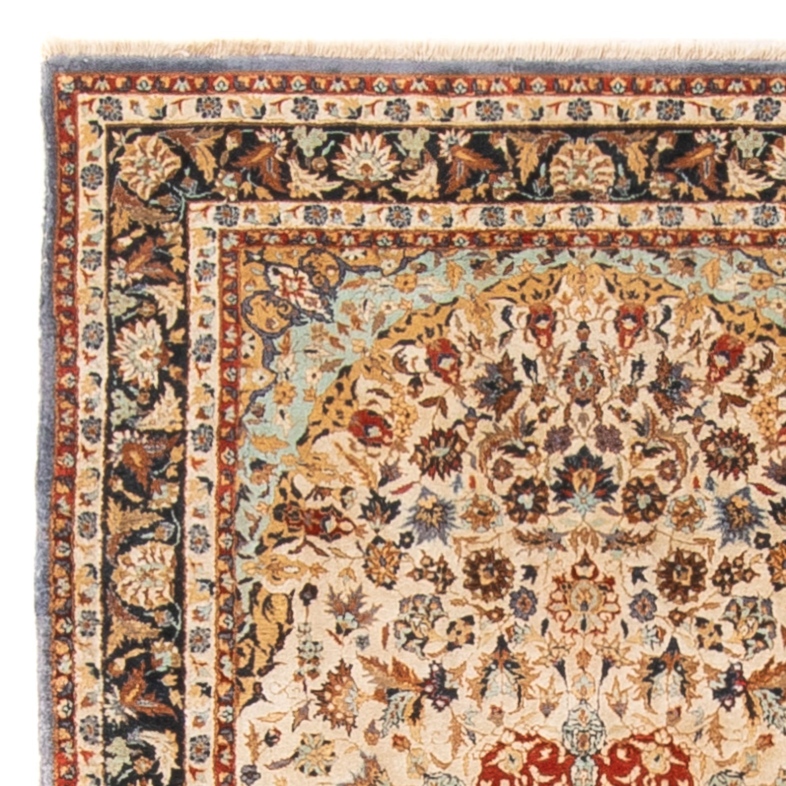 Seidenteppich - China Seide - 154 x 94 cm - mehrfarbig