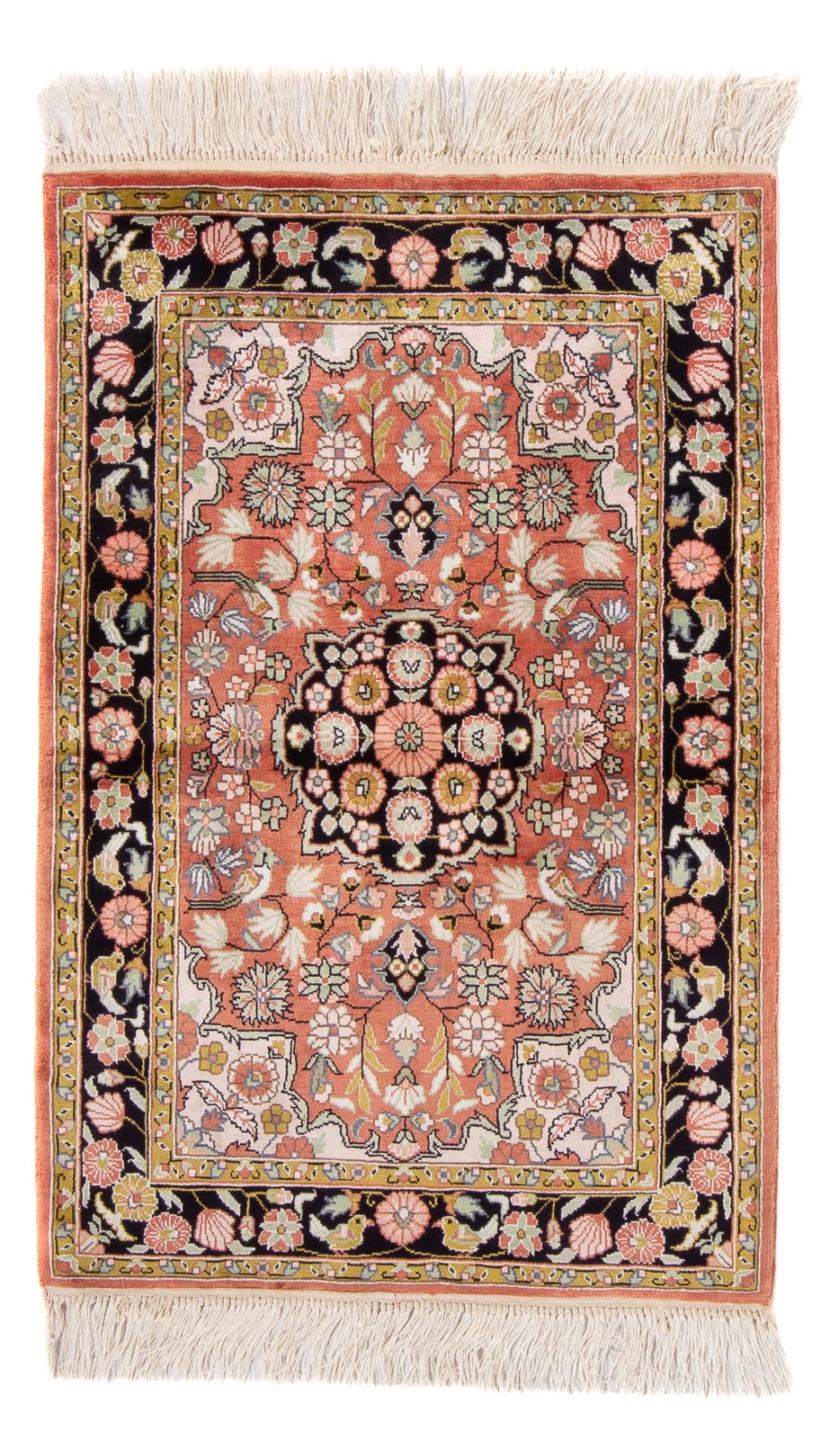 Seidenteppich - China Seide - 93 x 62 cm - rot