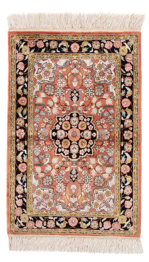 Seidenteppich - China Seide - 93 x 62 cm - rot