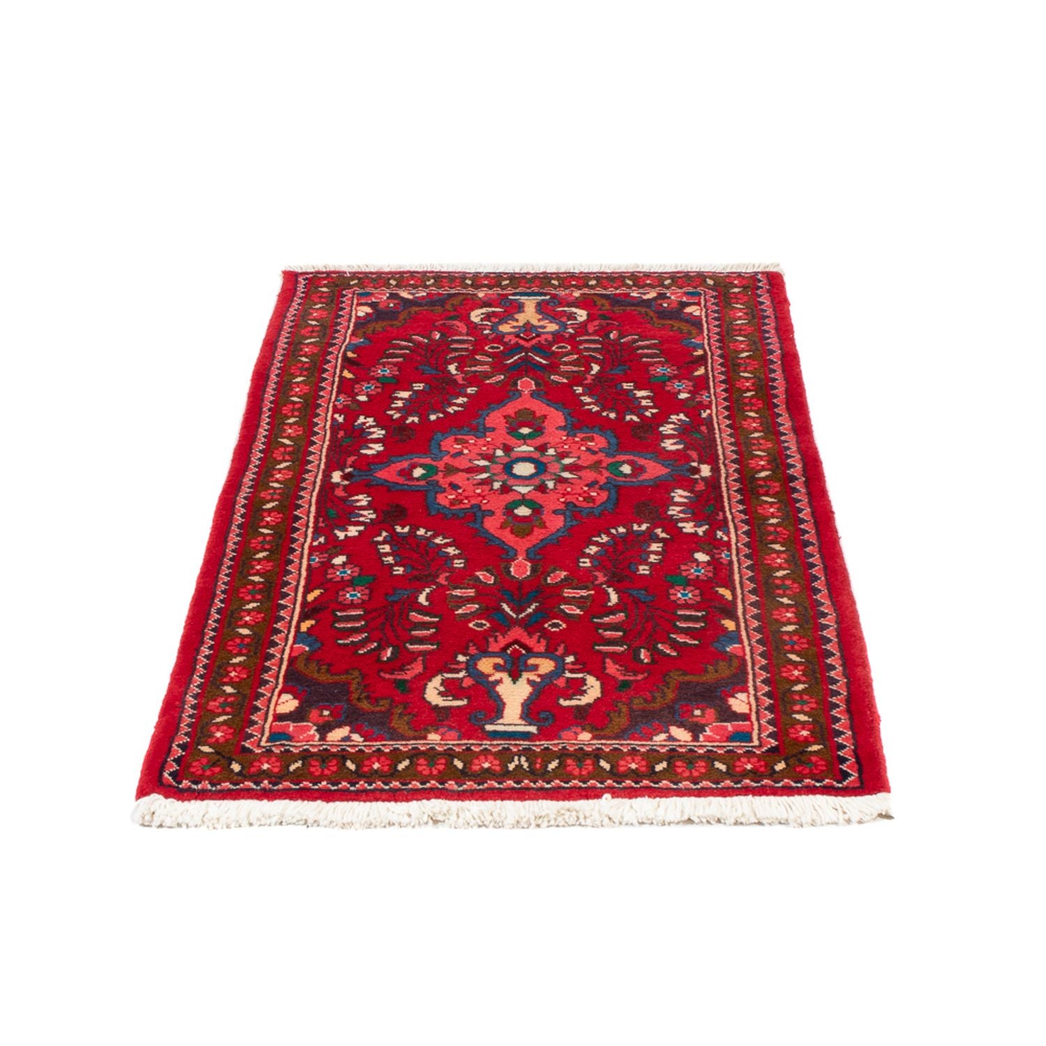 Perserteppich - Nomadic - 124 x 71 cm - rot