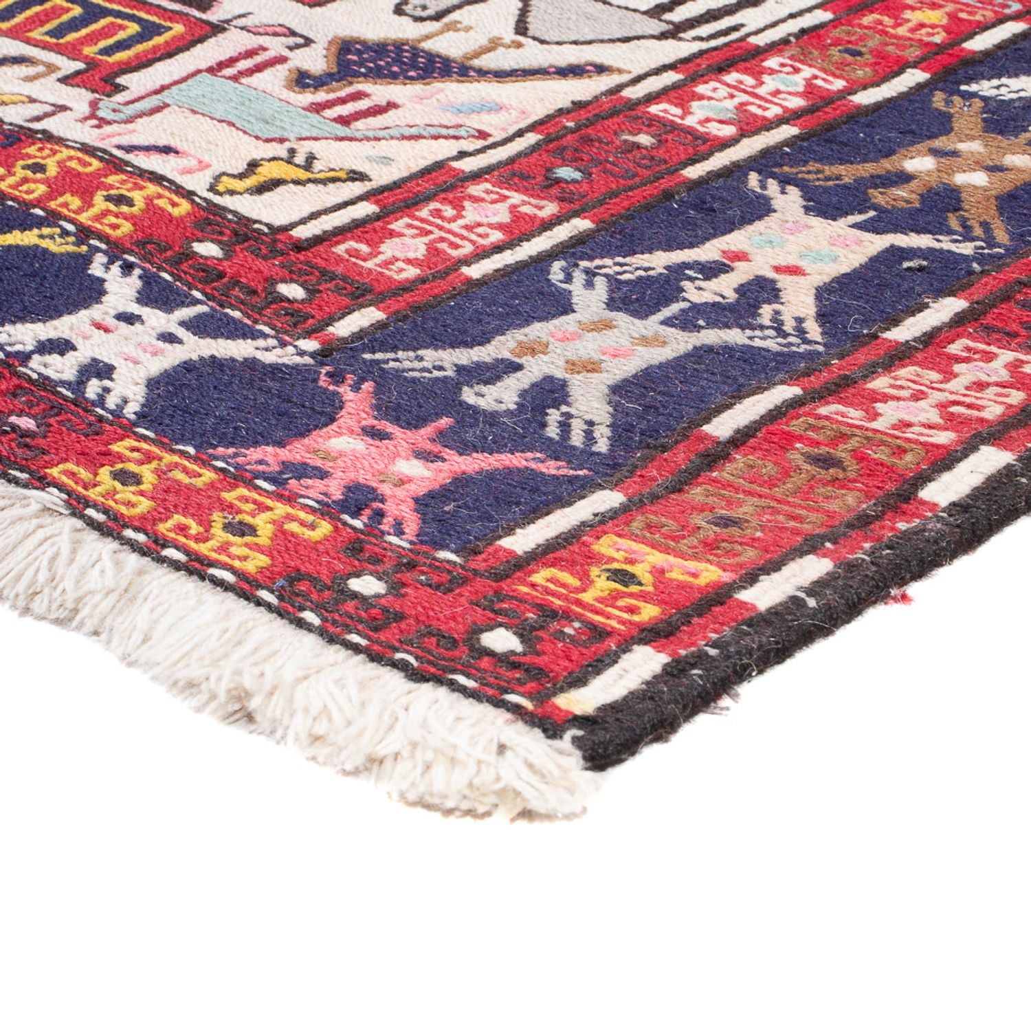 Läufer Kelim - Oriental - 135 x 109 cm - mehrfarbig