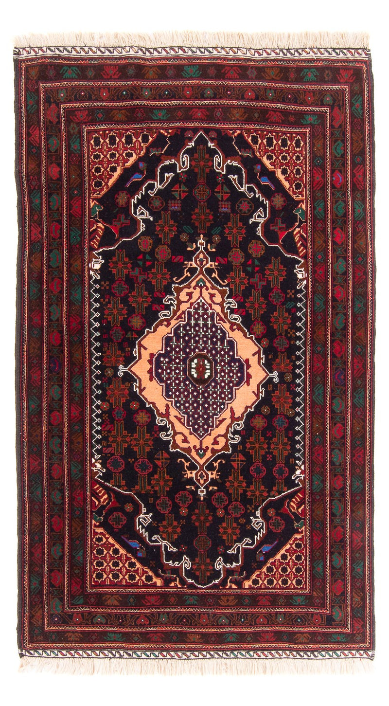 Belutsch Teppich - 195 x 117 cm - dunkelblau