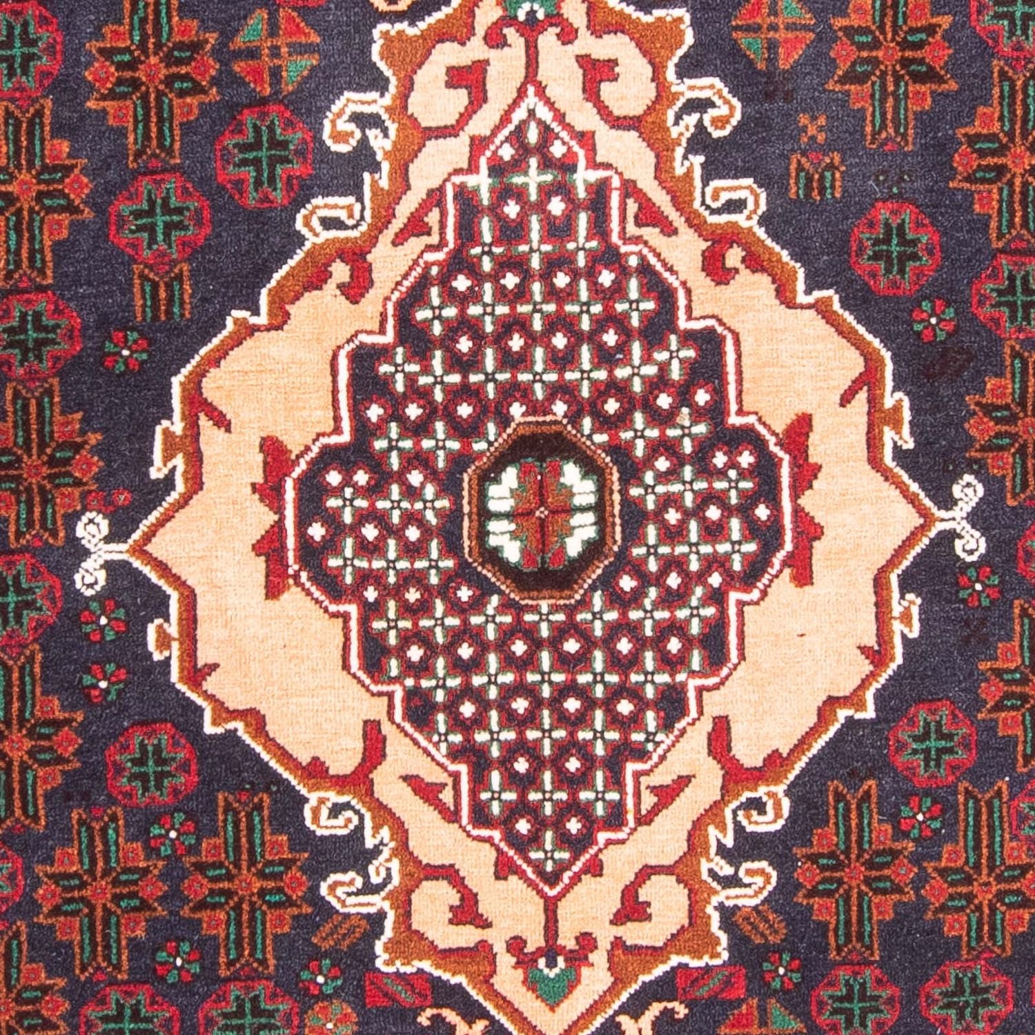 Belutsch Teppich - 205 x 123 cm - dunkelblau