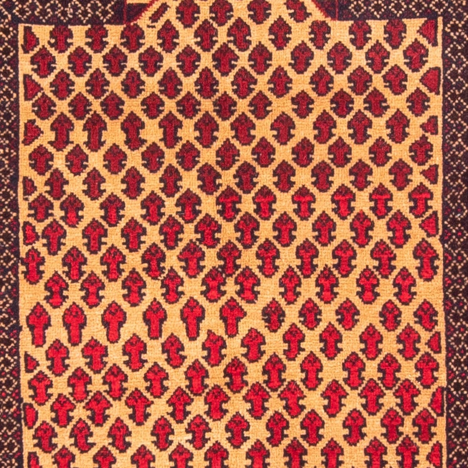 Belutsch Teppich - Gebetsteppich - 147 x 86 cm - beige