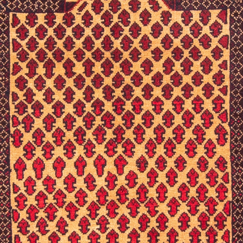 Belutsch Teppich - Gebetsteppich - 147 x 86 cm - beige
