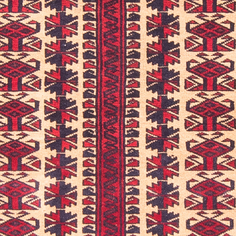 Belutsch Teppich - Gebetsteppich - 132 x 94 cm - beige