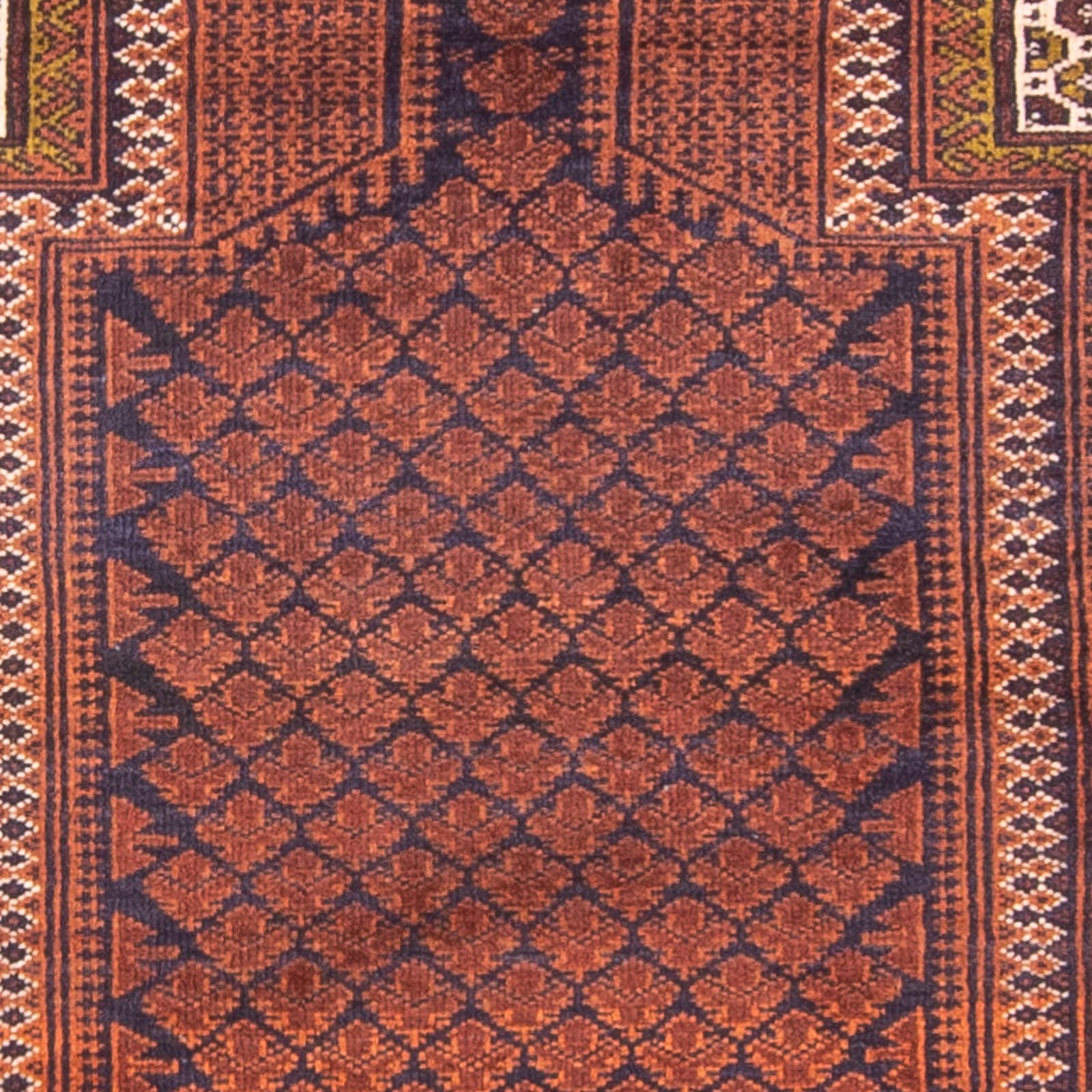 Belutsch Teppich - Gebetsteppich - 141 x 86 cm - blau