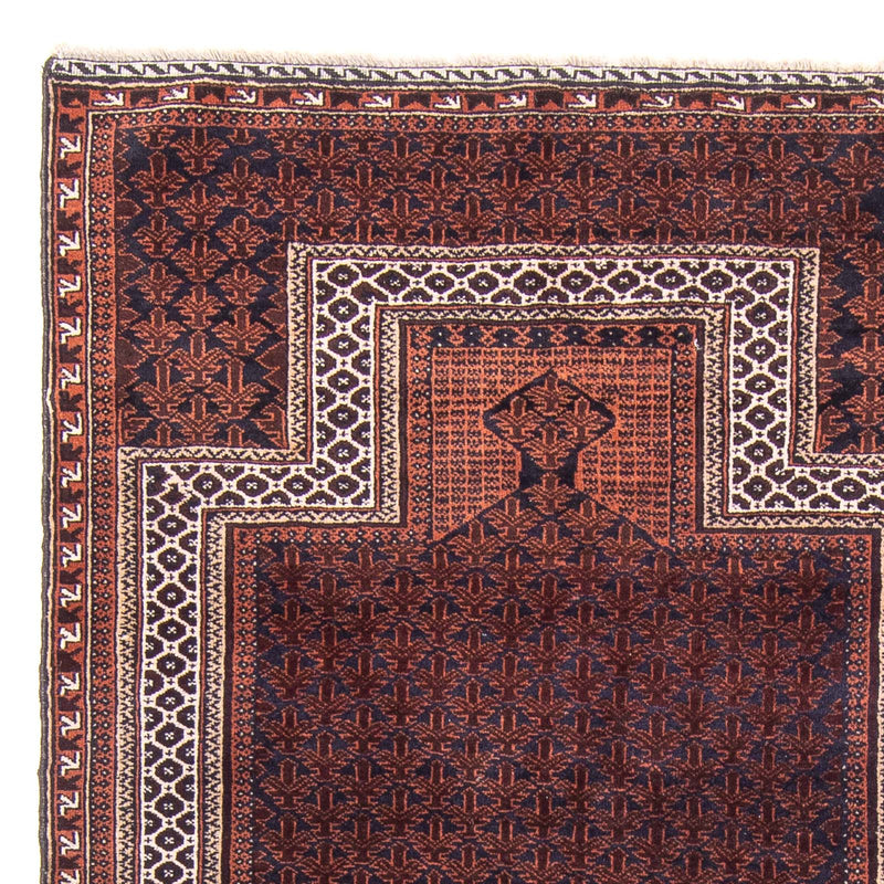 Belutsch Teppich - Gebetsteppich - 146 x 96 cm - dunkelblau