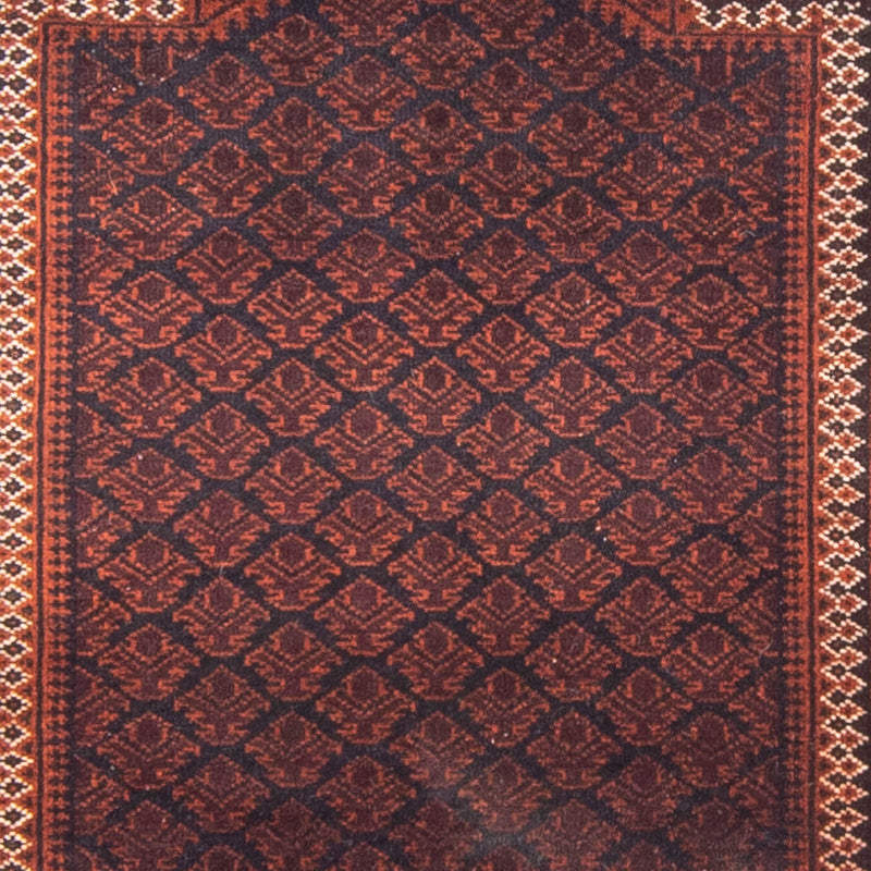 Belutsch Teppich - Gebetsteppich - 130 x 86 cm - dunkelblau