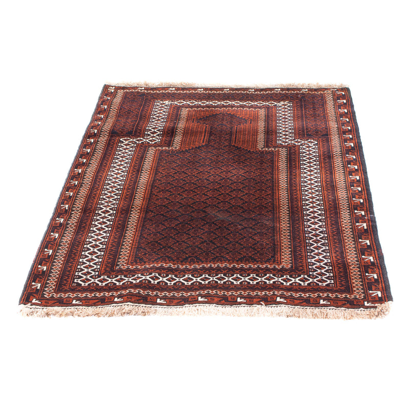 Belutsch Teppich - Gebetsteppich - 130 x 86 cm - dunkelblau