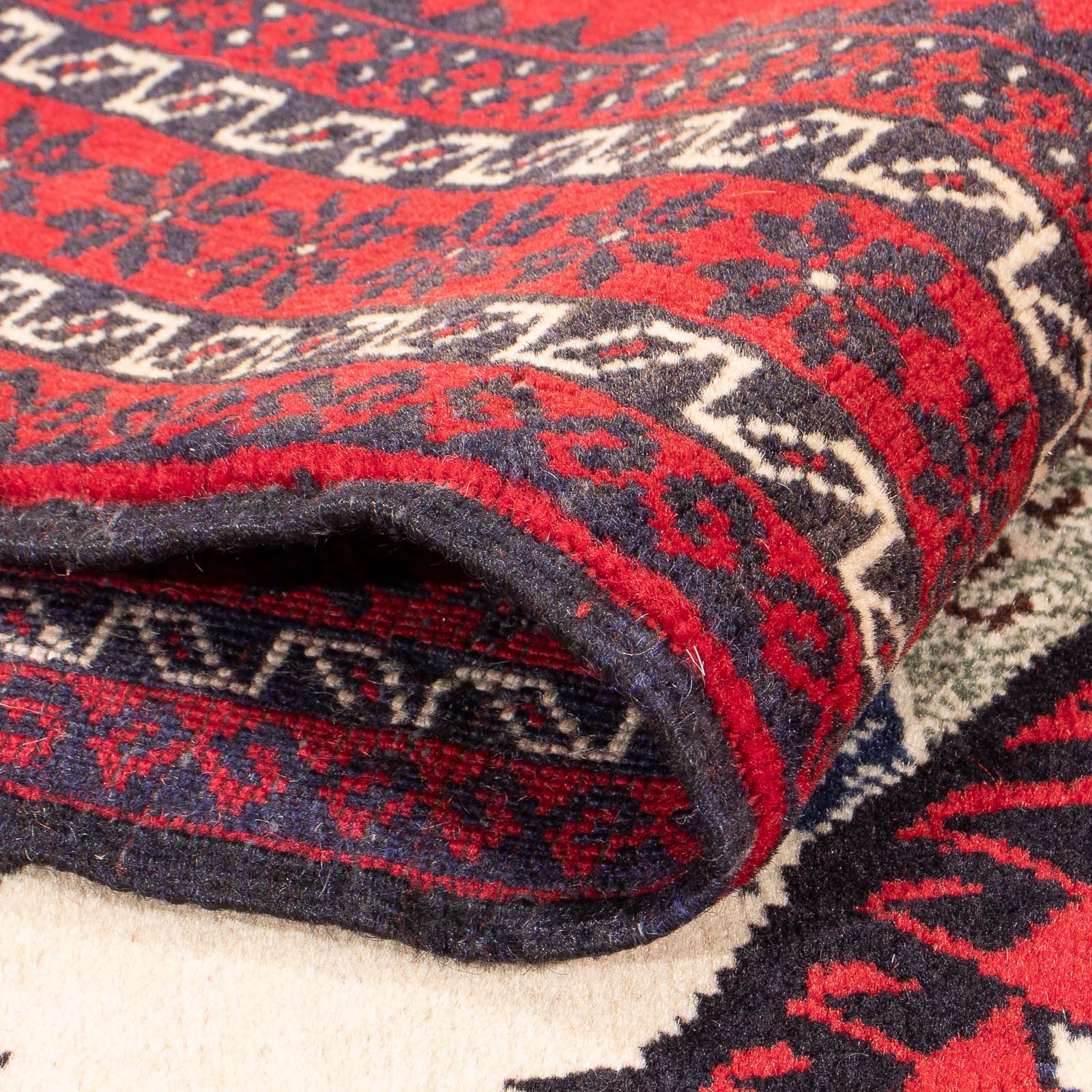 Belutsch Teppich - 138 x 89 cm - rot