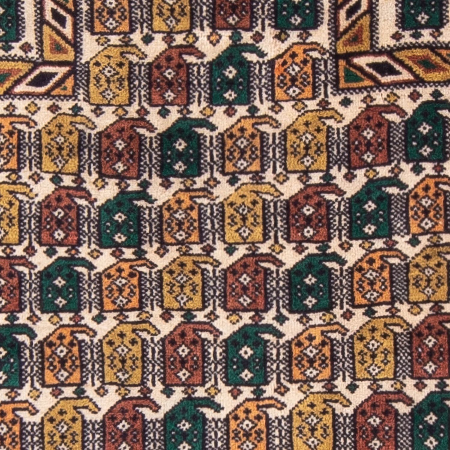 Belutsch Teppich - Gebetsteppich - 126 x 82 cm - mehrfarbig