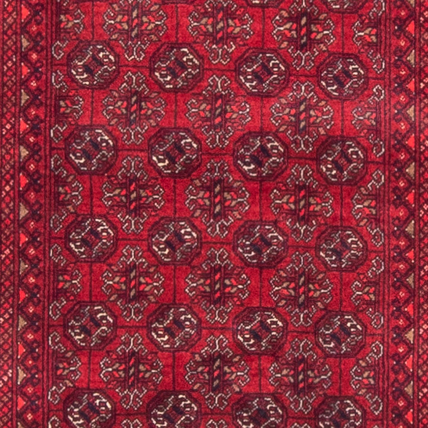 Läufer Afghan - Buchara - 290 x 80 cm - rot