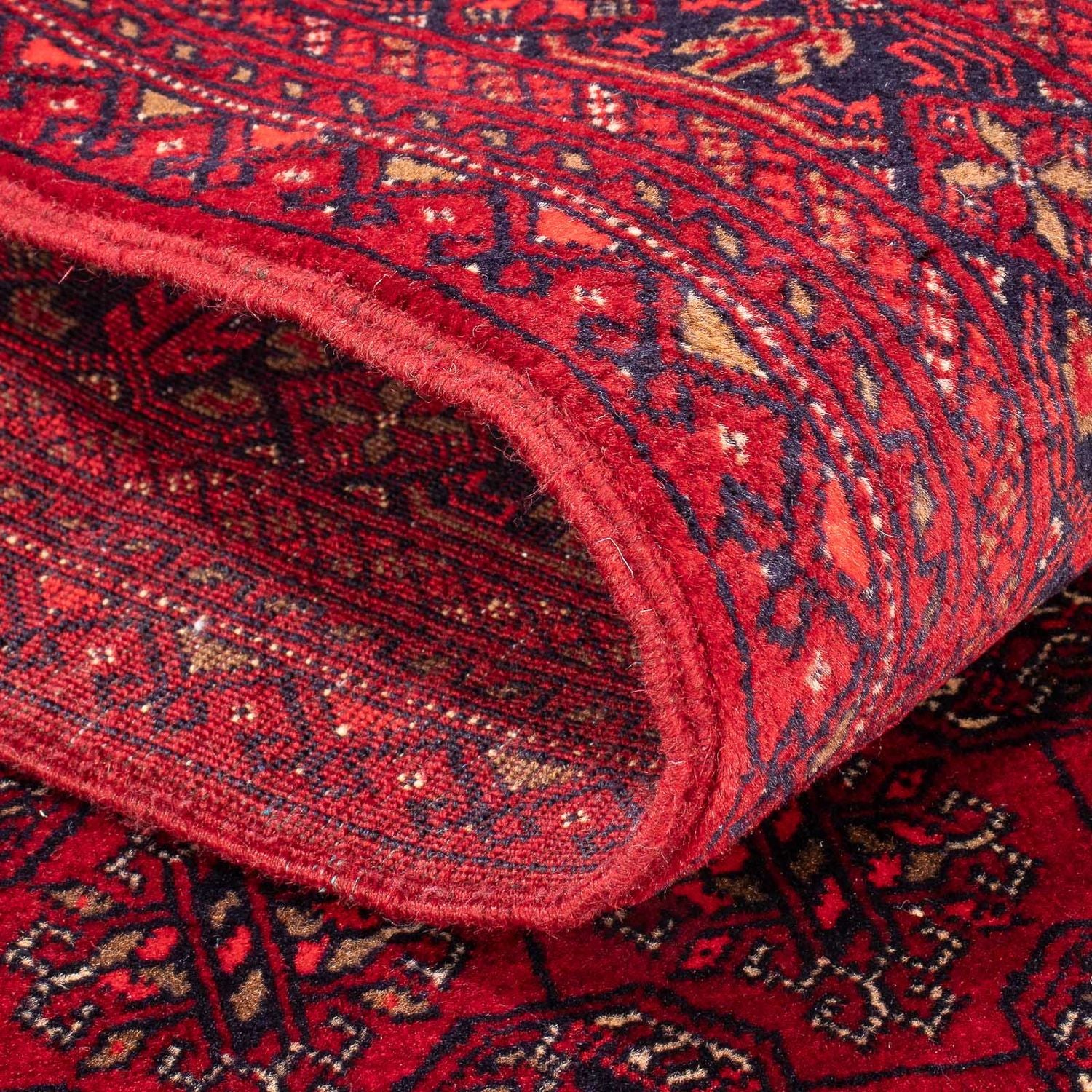Läufer Afghan - Buchara - 290 x 80 cm - rot