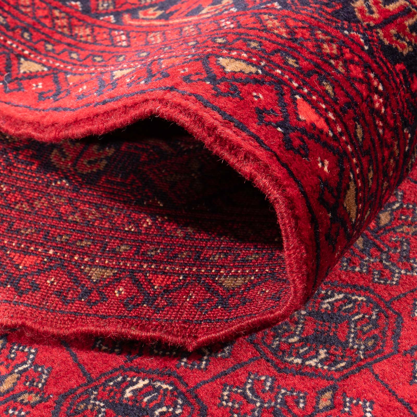 Läufer Afghan - Buchara - 290 x 80 cm - rot