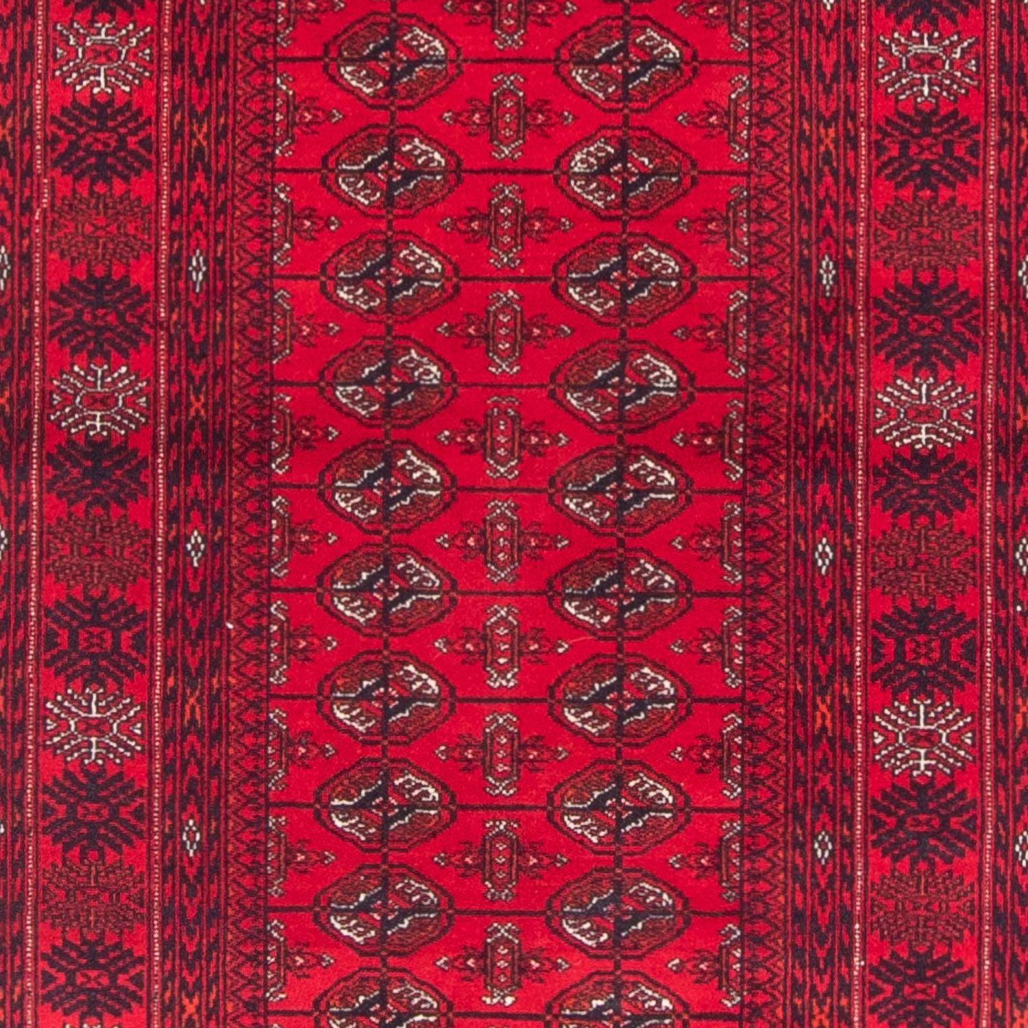Läufer Afghan - Buchara - 377 x 90 cm - rot