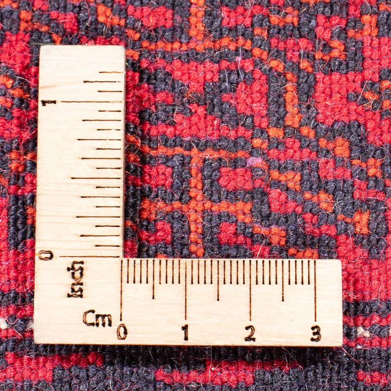 Läufer Afghan - Buchara - 377 x 90 cm - rot