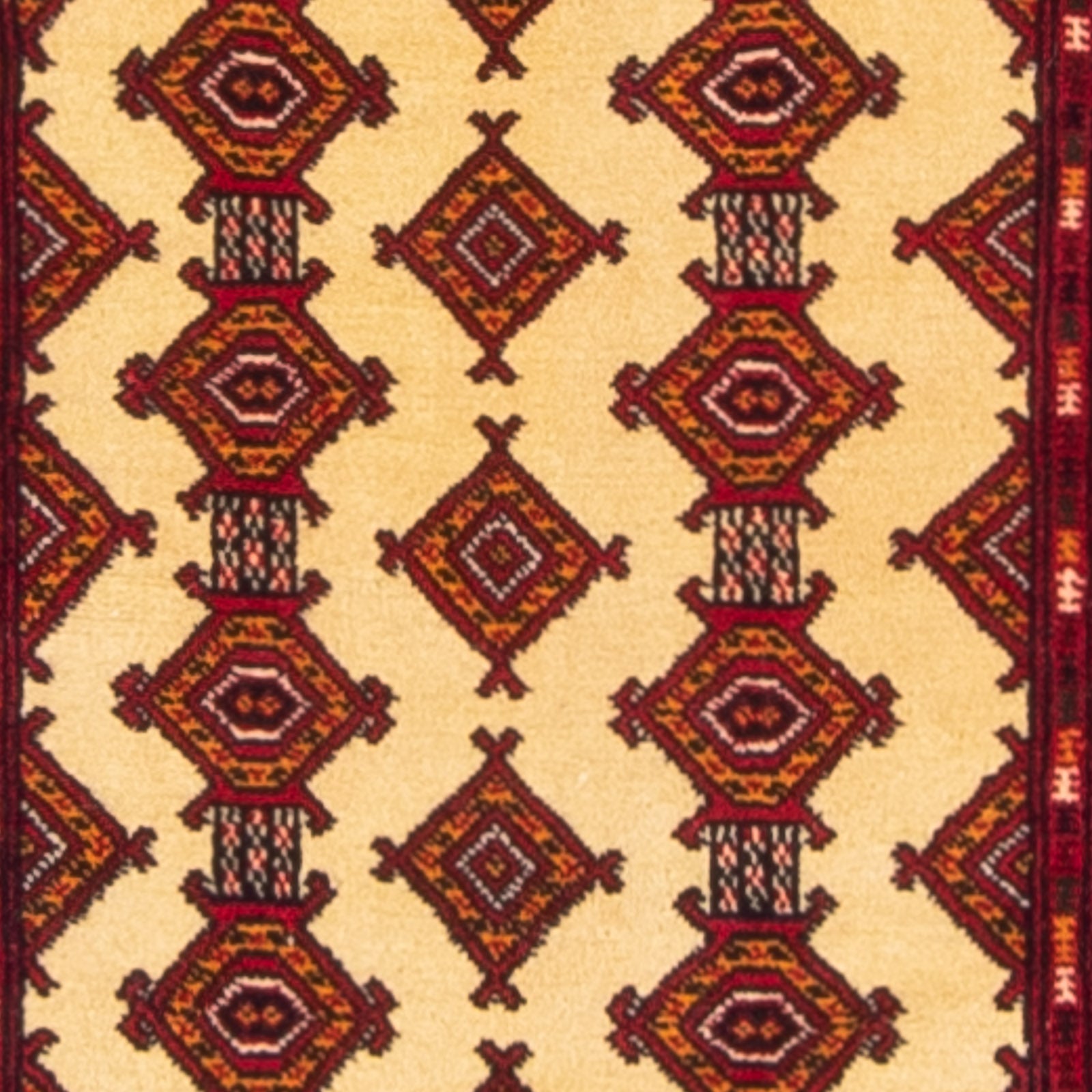 Läufer Turkaman - 305 x 85 cm - beige