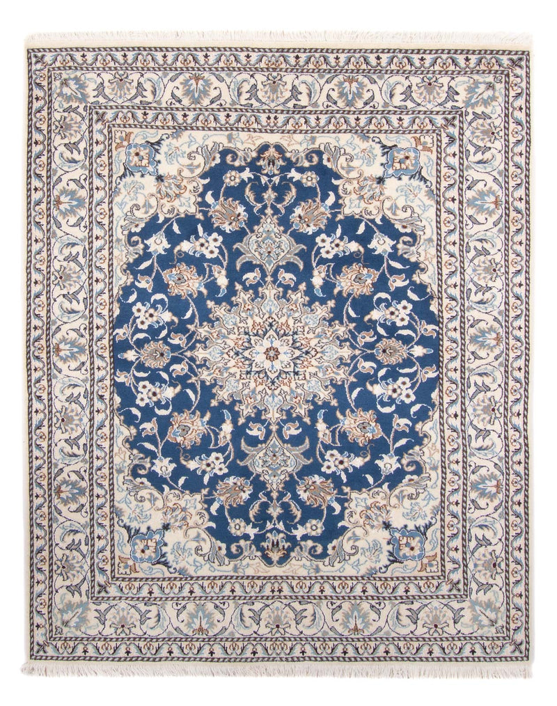 Perserteppich - Nain - Royal - 190 x 149 cm - blau