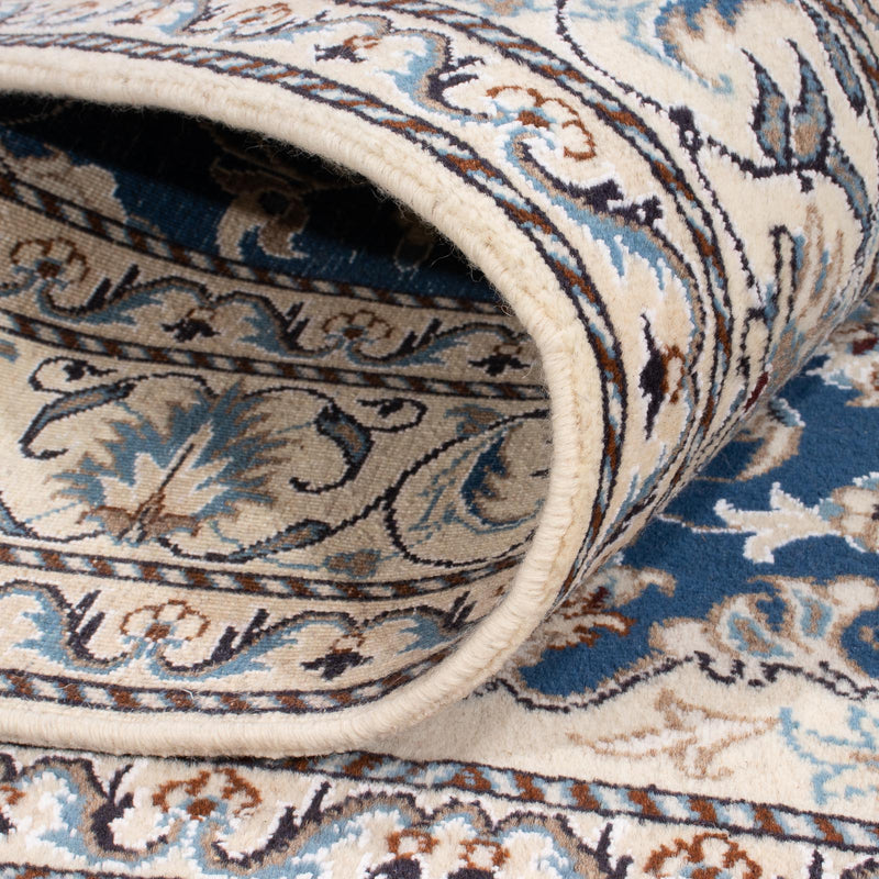 Perserteppich - Nain - Royal - 190 x 149 cm - blau