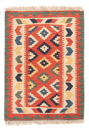 Kelim Teppich - Oriental - 97 x 66 cm - rot