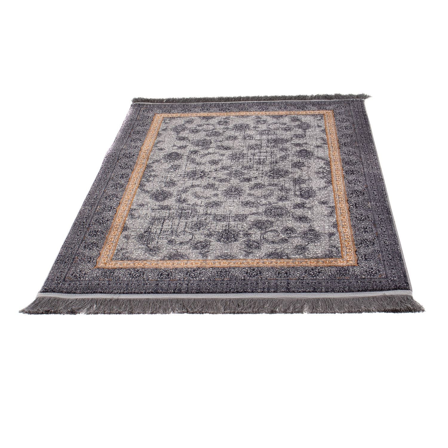 Orientalischer Webteppich - 150 x 100 cm - grau