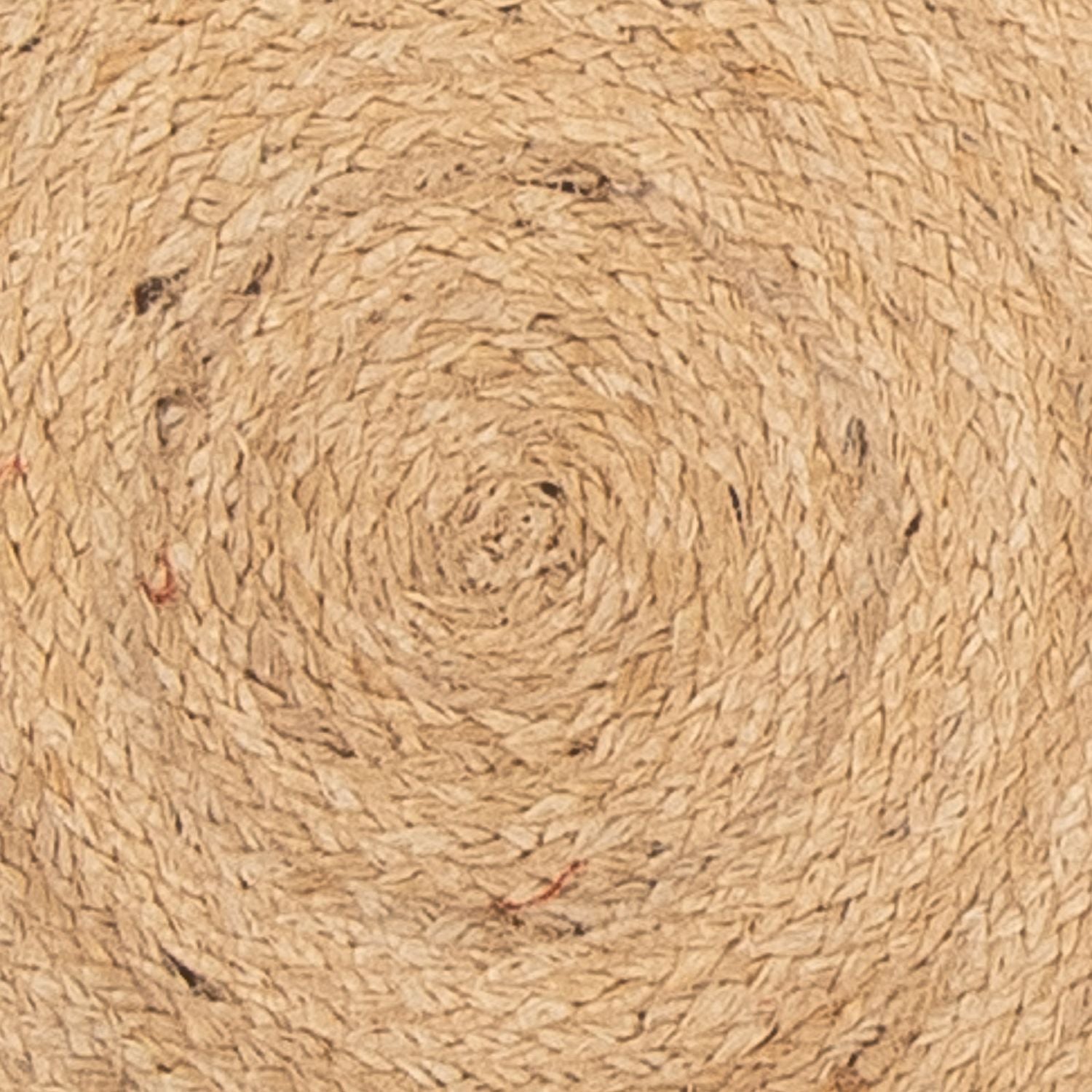 Sisalteppich rund  - 60 x 60 cm - mehrfarbig