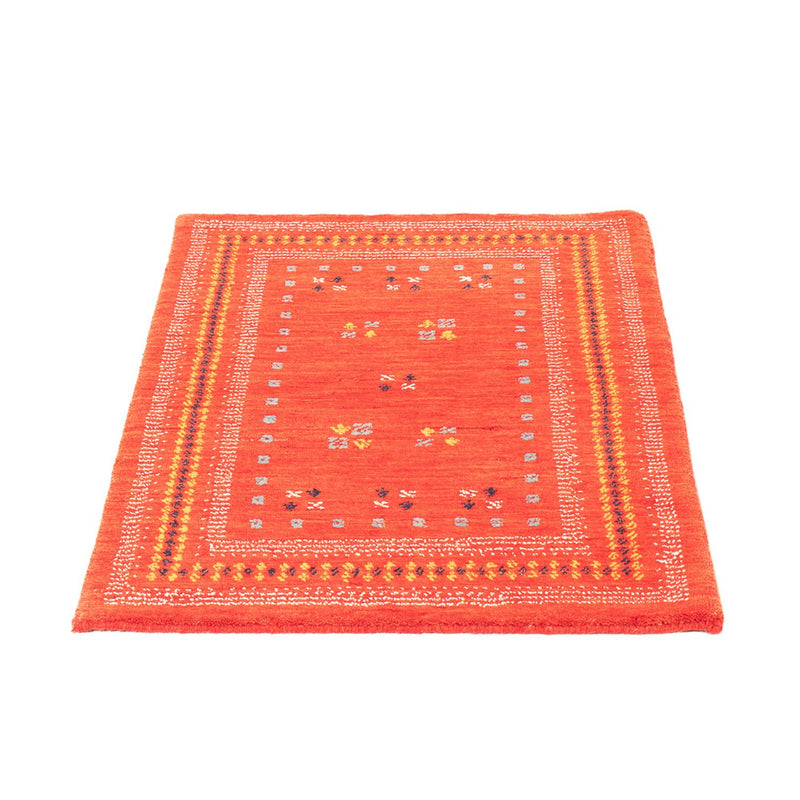 Gabbeh Teppich - Loribaft Softy - 90 x 60 cm - rot