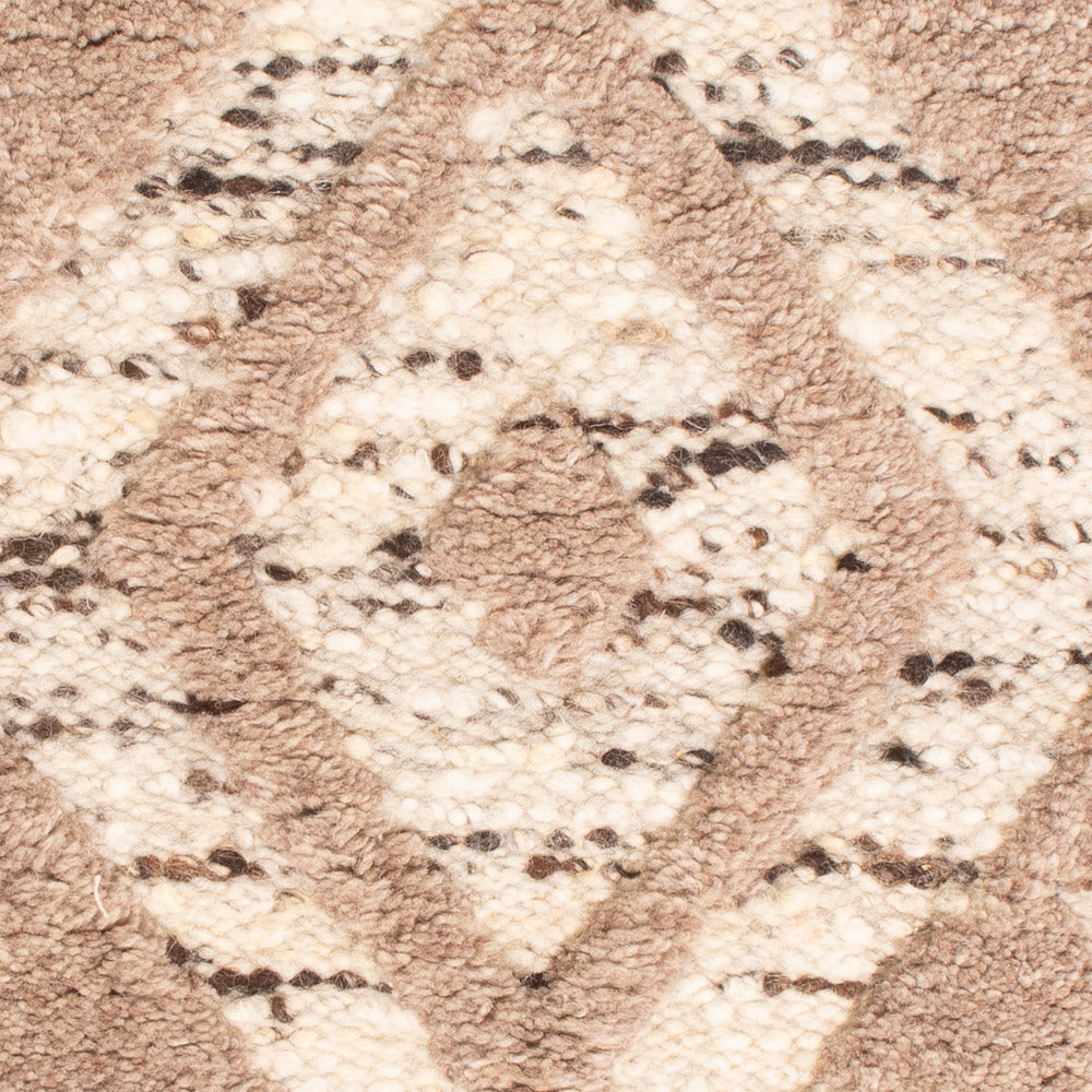 Wollteppich - 90 x 60 cm - hellbeige