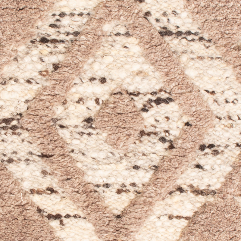 Wollteppich - 90 x 60 cm - hellbeige
