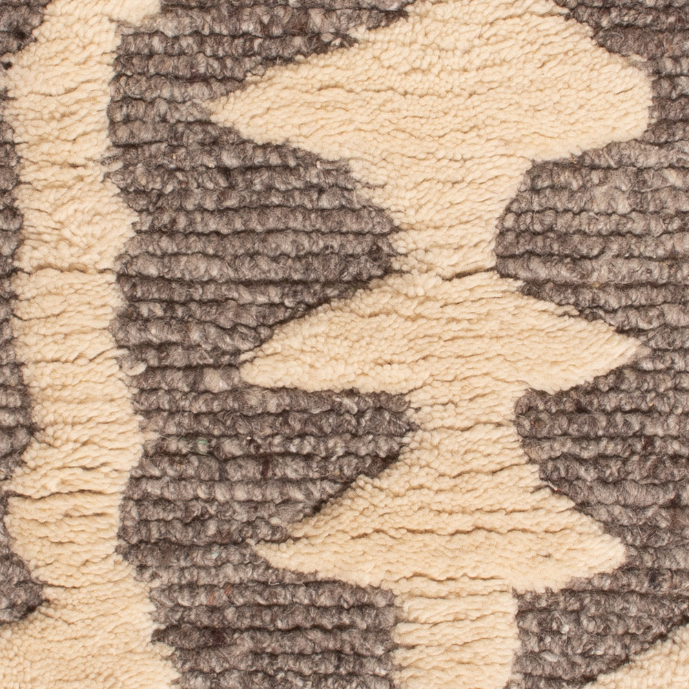 Wollteppich - 90 x 60 cm - beige