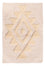 Wollteppich - 90 x 60 cm - beige