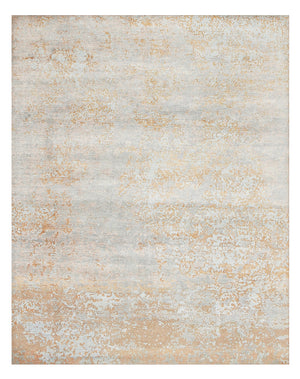 Designer Teppich - 309 x 241 cm - silber