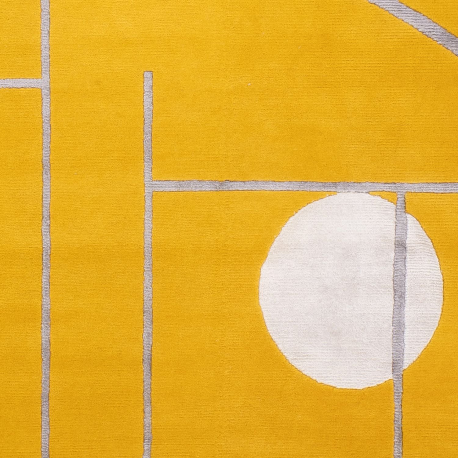 Designer Teppich - 242 x 171 cm - gold