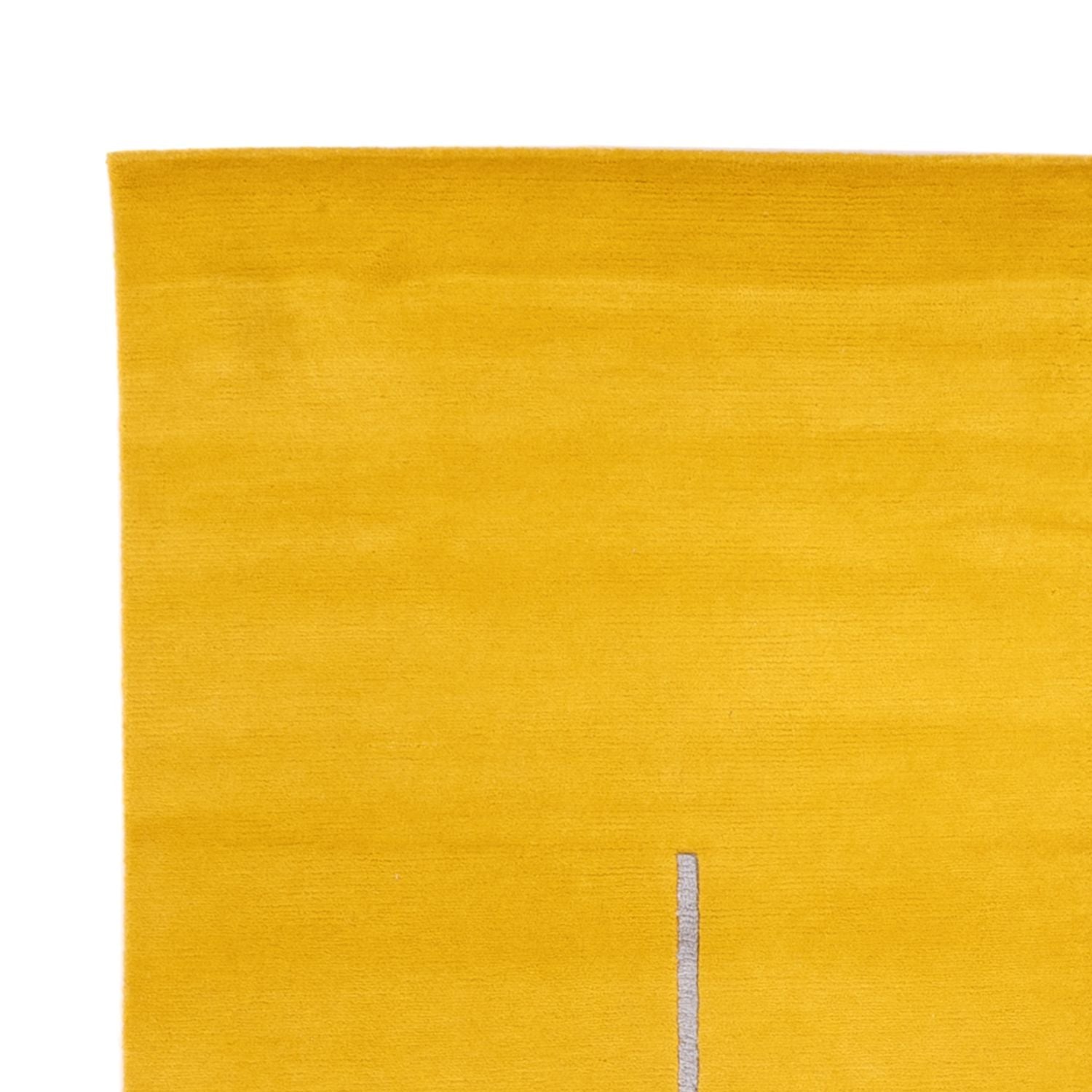 Designer Teppich - 242 x 171 cm - gold