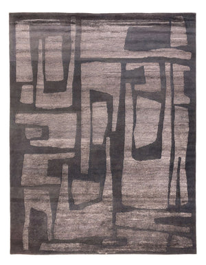 Designer Teppich - 241 x 179 cm - anthrazit