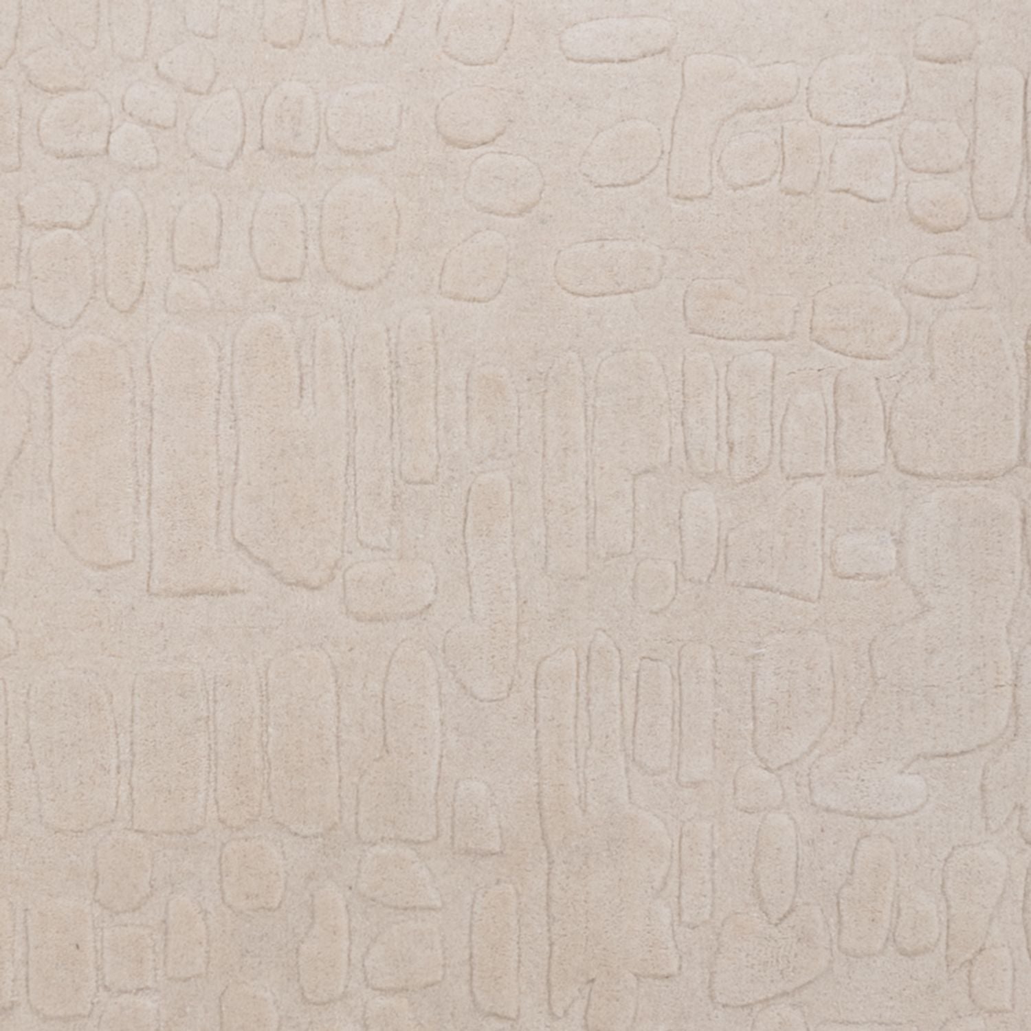 Wollteppich - 200 x 140 cm - beige