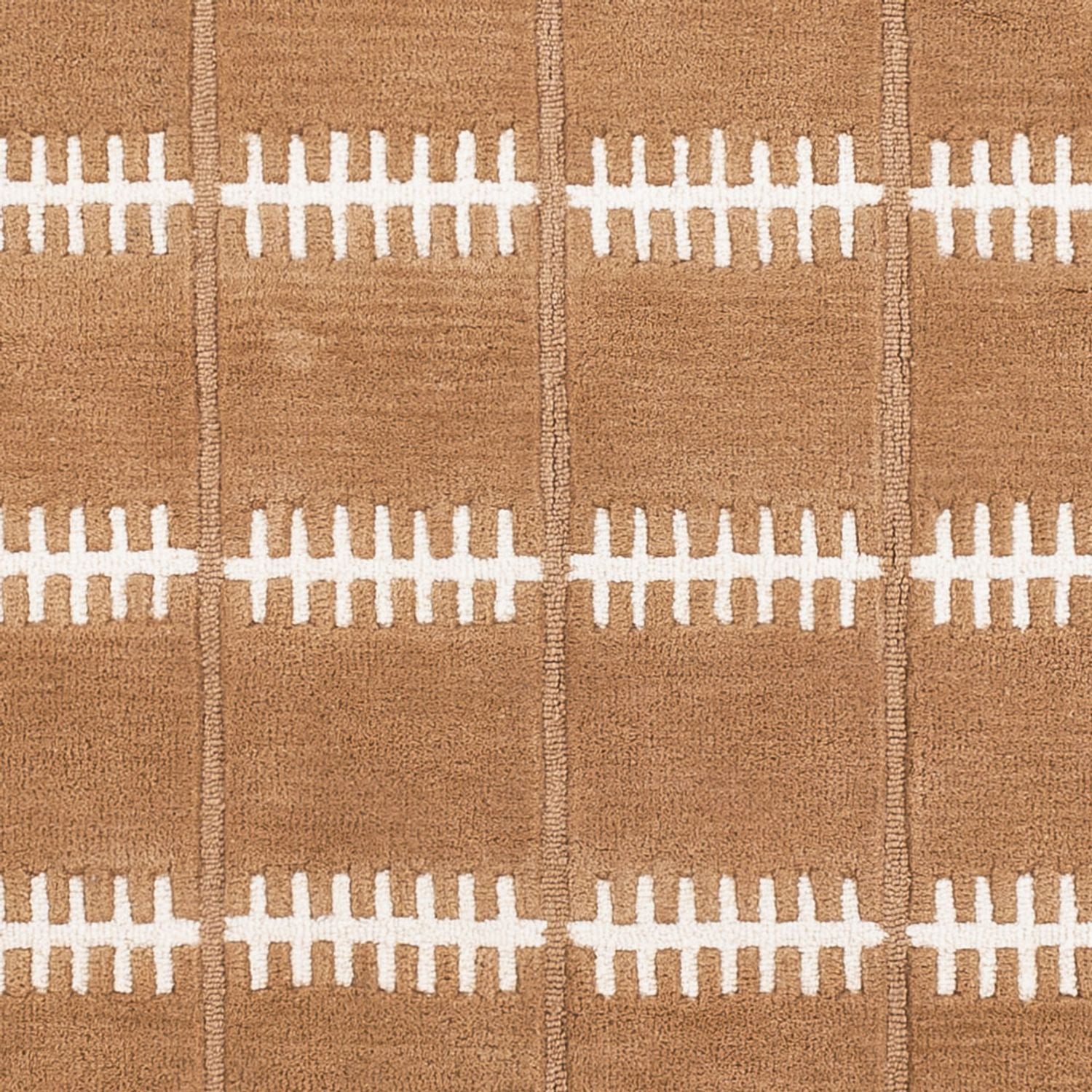Wollteppich - 200 x 140 cm - braun