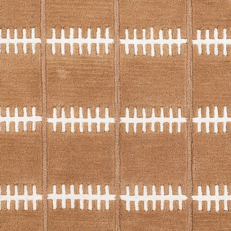 Wollteppich - 200 x 140 cm - braun