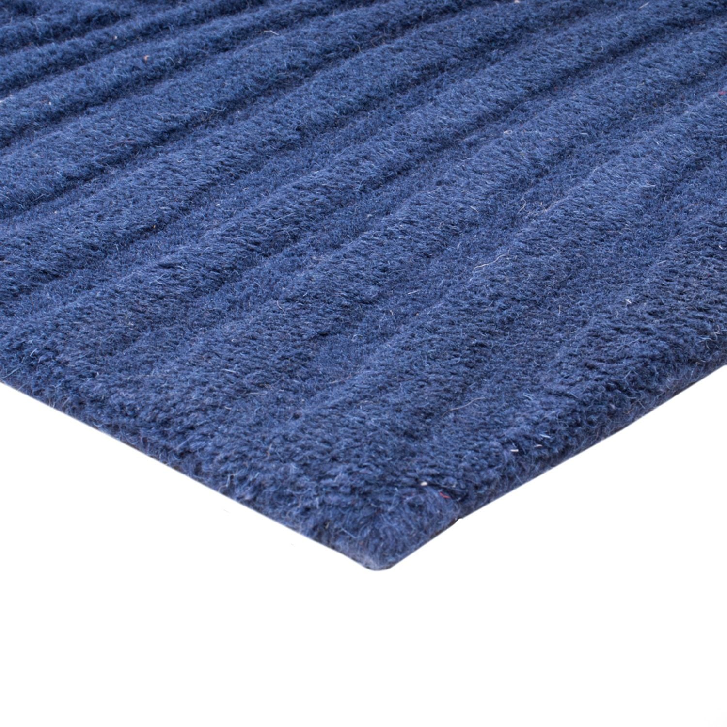 Wollteppich - 200 x 140 cm - blau