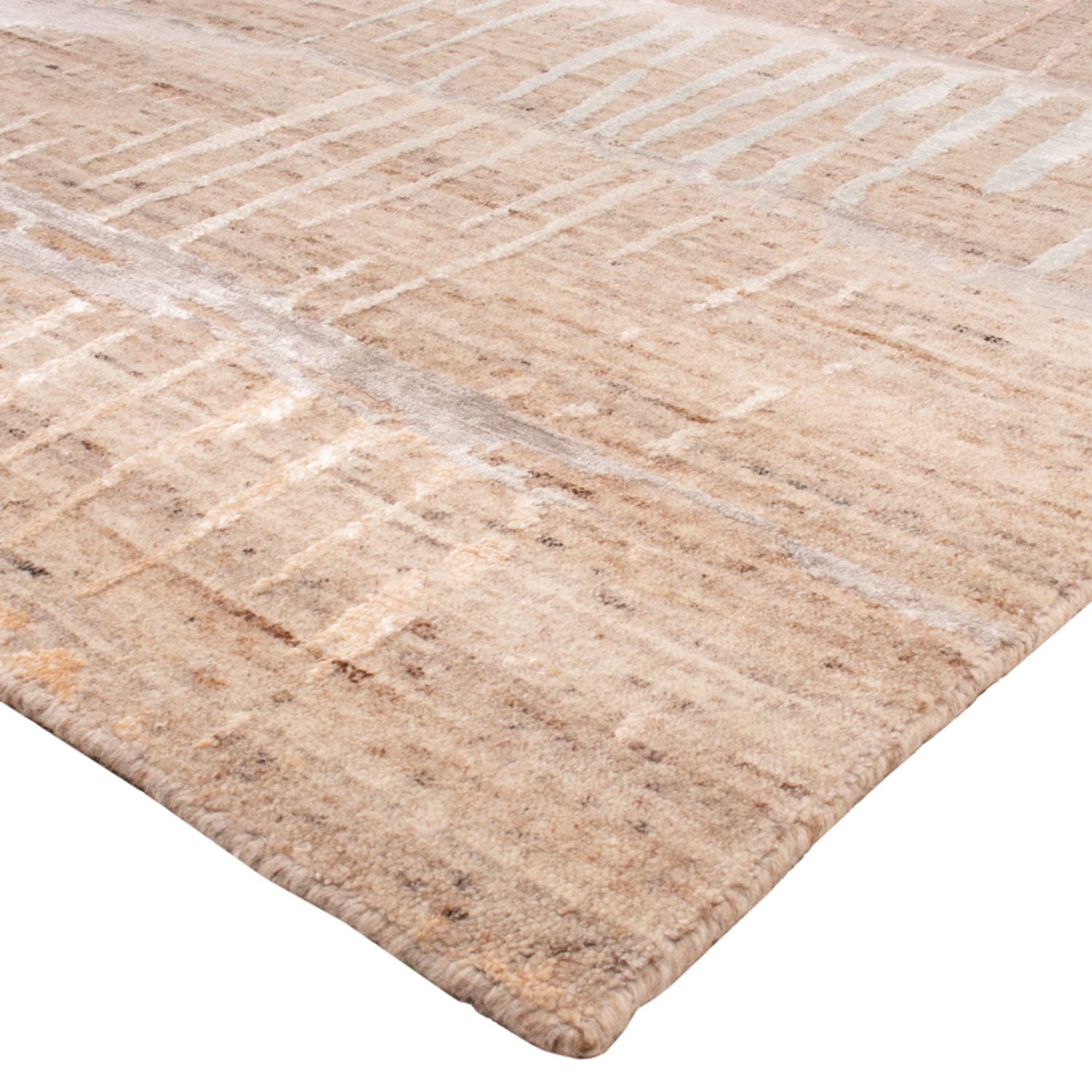 Designer Teppich - 307 x 247 cm - natur