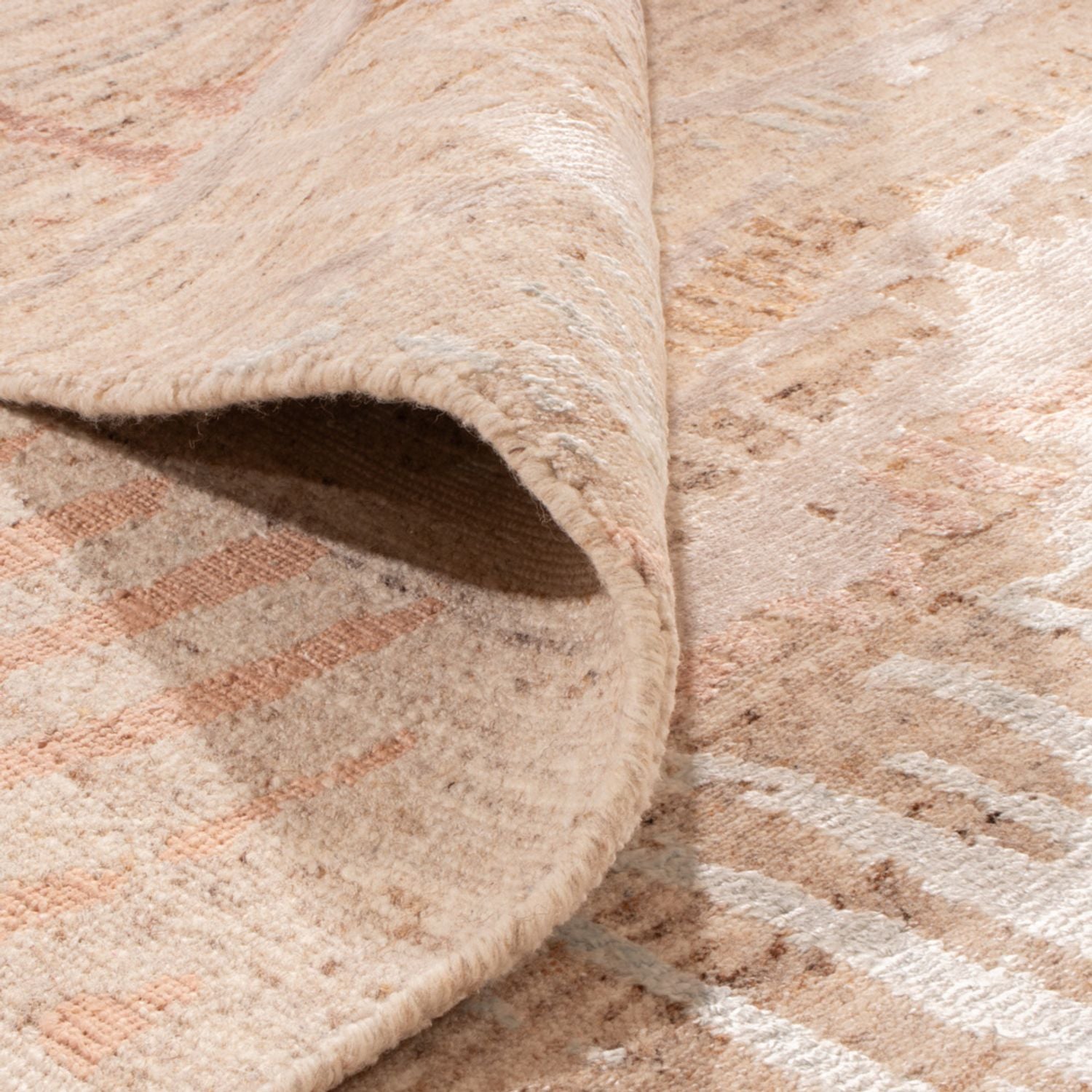 Designer Teppich - 307 x 247 cm - natur