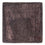 Designer Teppich quadratisch  - 30 x 30 cm - anthrazit