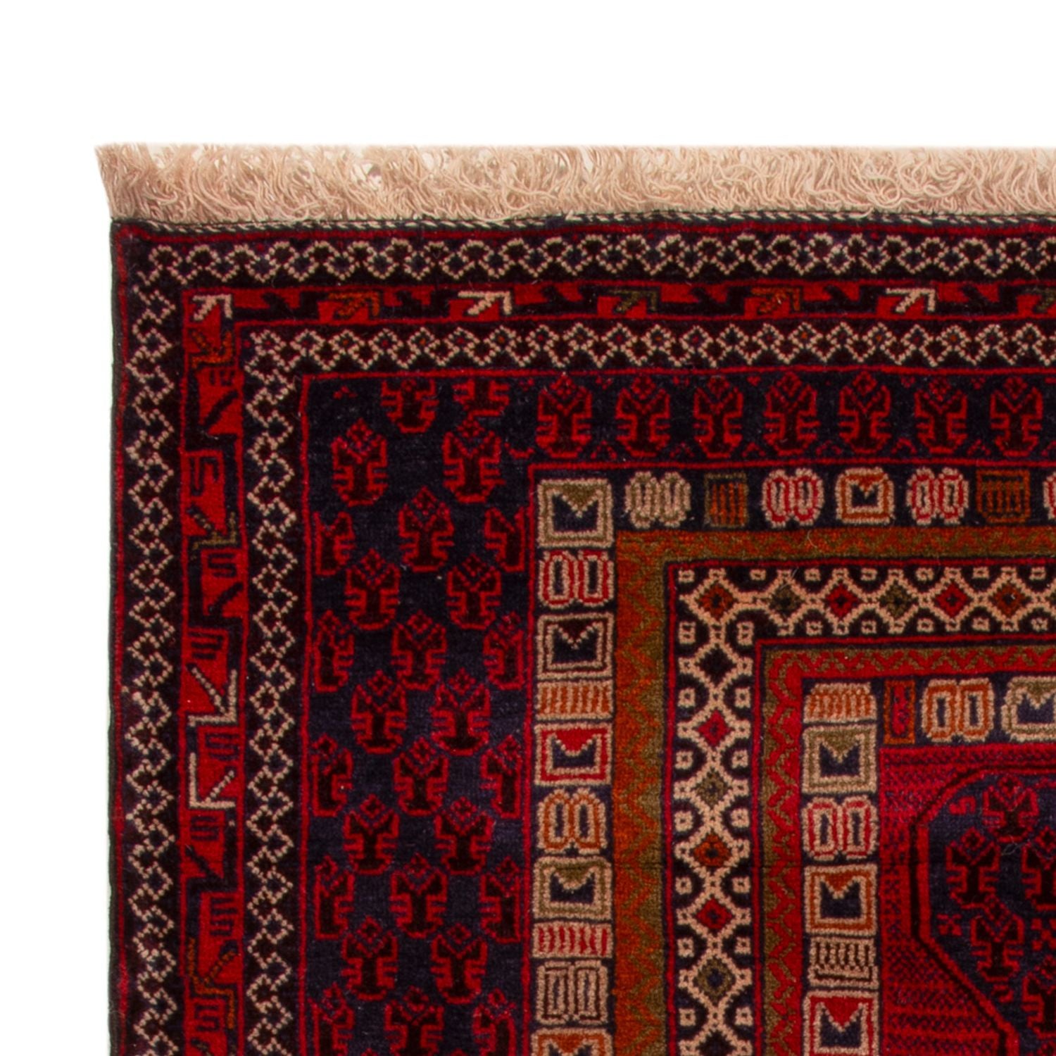 Belutsch Teppich - 138 x 91 cm - rot