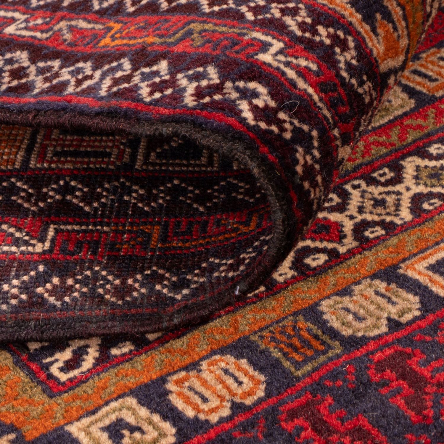 Belutsch Teppich - 138 x 91 cm - rot