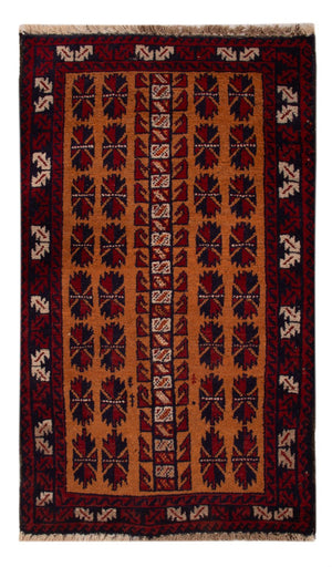 Belutsch Teppich - 123 x 76 cm - camel