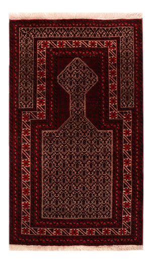 Belutsch Teppich - 150 x 89 cm - rot