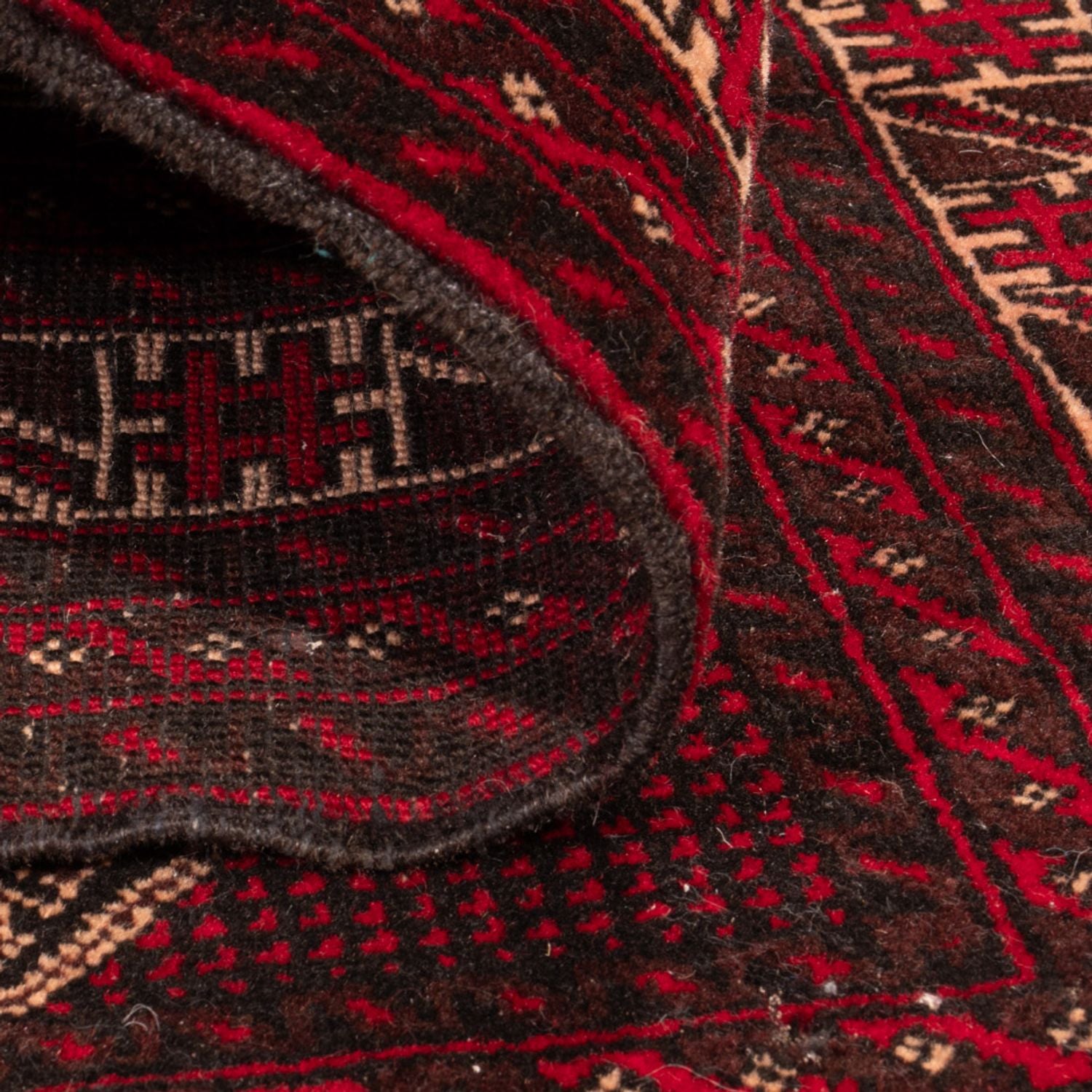 Belutsch Teppich - 150 x 89 cm - rot